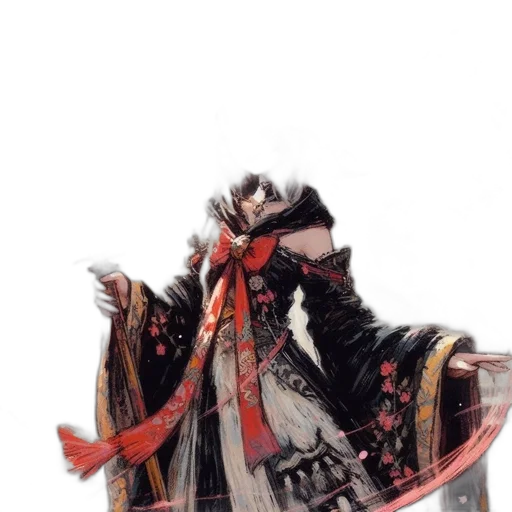 jacket, weapon, staff, crown transparent PNG cut-out