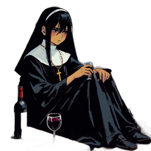 dress, pixel art, concept art, anime transparent PNG cut-out