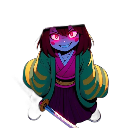 staff, creature, mask, pixel art transparent PNG cut-out