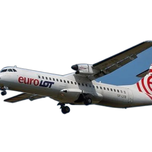 eurolot, airplane, flight, clear transparent PNG cut-out