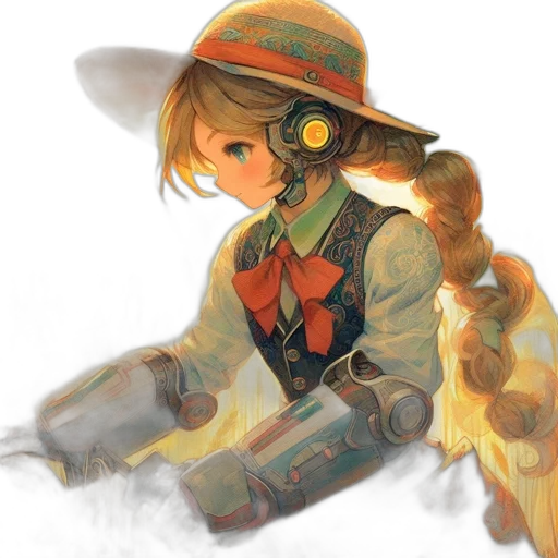 weapon, hat, staff, sword transparent PNG cut-out