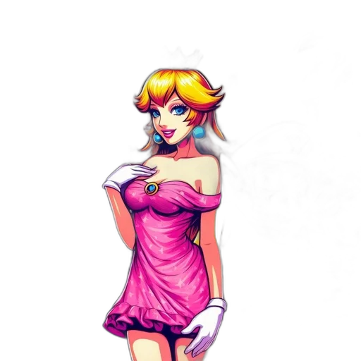 dress, staff, pixel art, concept art transparent PNG cut-out