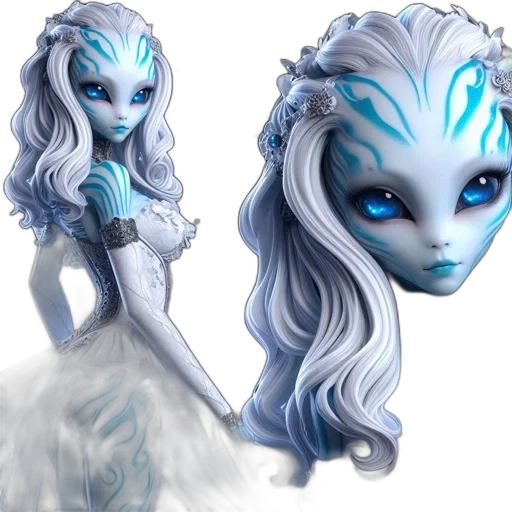 fantasy art, concept art, 3d render, comic book art transparent PNG cut-out