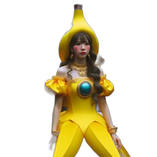 staff, dress, concept art, 3d render transparent PNG cut-out