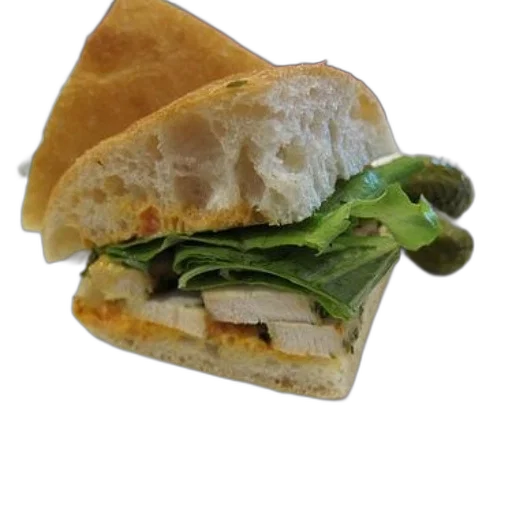 food, 3d render, sandwich, lettuce transparent PNG cut-out
