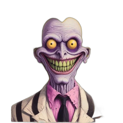 face, mask, staff, creature transparent PNG cut-out