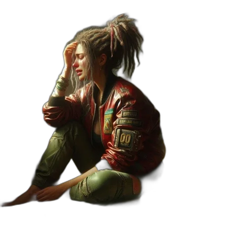staff, jacket, face, concept art transparent PNG cut-out