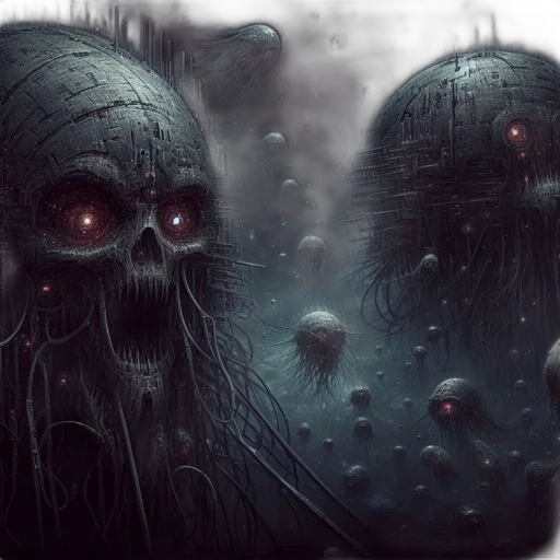 creature, face, mask, concept art transparent PNG cut-out