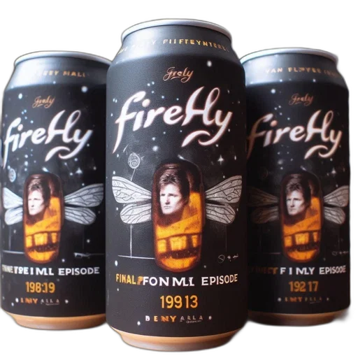 assortment, firefly, beer, cans transparent PNG cut-out