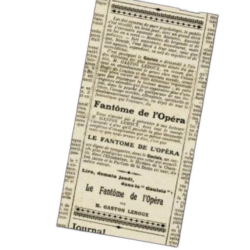 staff, vintage, newspaper, clipping transparent PNG cut-out