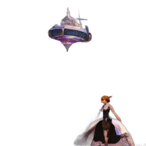dress, crown, weapon, sword transparent PNG cut-out