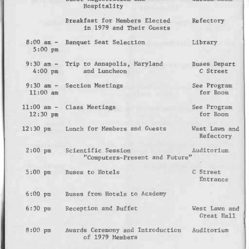 schedule, events, year, 1979 transparent PNG cut-out