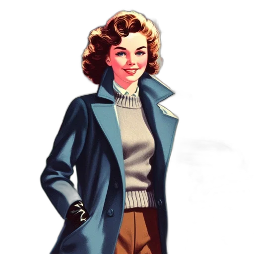 jacket, staff, concept art, cartoon transparent PNG cut-out