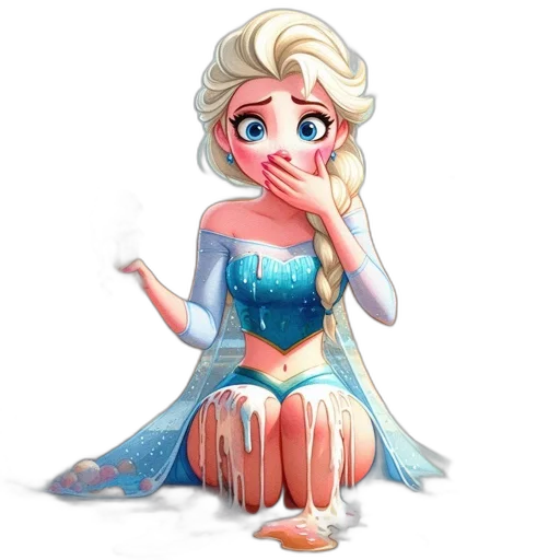 dress, concept art, fantasy art, cartoon transparent PNG cut-out