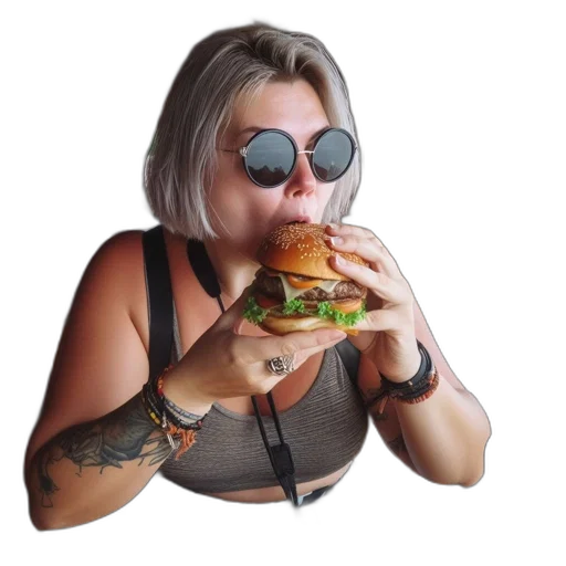 food, creature, face, animal transparent PNG cut-out