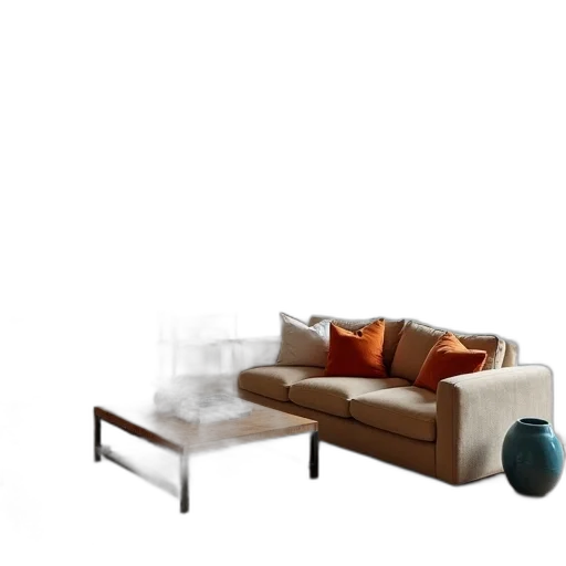 furniture, 3d render, photorealistic, concept art transparent PNG cut-out