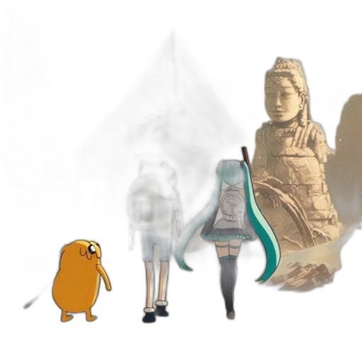 concept art, 3d render, fantasy art, fog transparent PNG cut-out