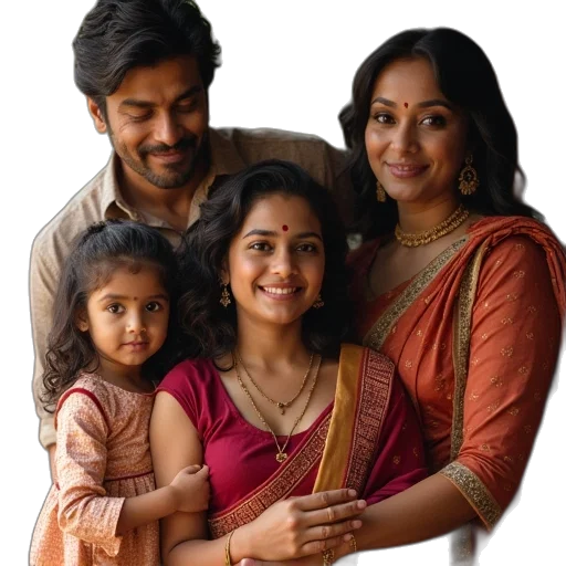 bollywood, superstar, his, family transparent PNG cut-out