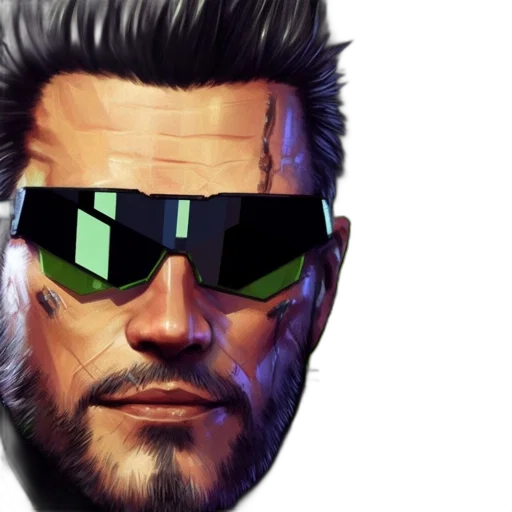 face, mask, cyberpunk, concept art transparent PNG cut-out