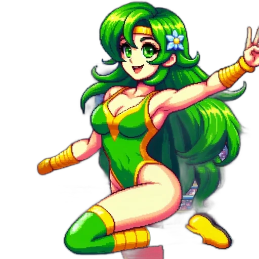 pixel art, concept art, fantasy art, anime transparent PNG cut-out