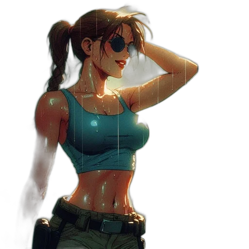 jacket, weapon, cyberpunk, concept art transparent PNG cut-out