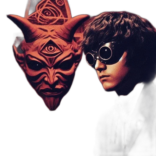mask, face, creature, dragon transparent PNG cut-out