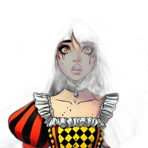 dress, face, mask, fantasy art transparent PNG cut-out