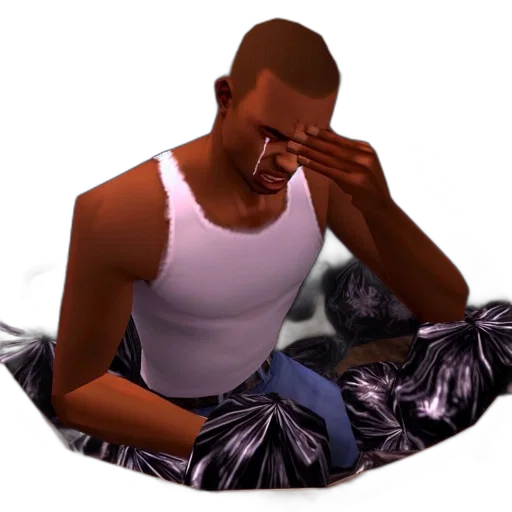 mask, face, jacket, 3d render transparent PNG cut-out