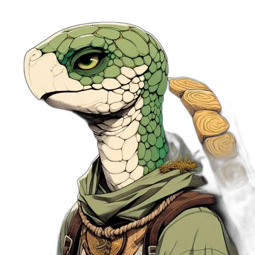 dragon, staff, animal, fantasy art transparent PNG cut-out