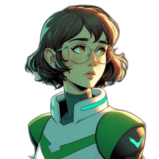 robot, face, comic book art, concept art transparent PNG cut-out