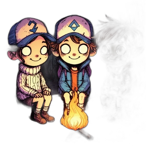 pixel art, concept art, cartoon, fantasy art transparent PNG cut-out