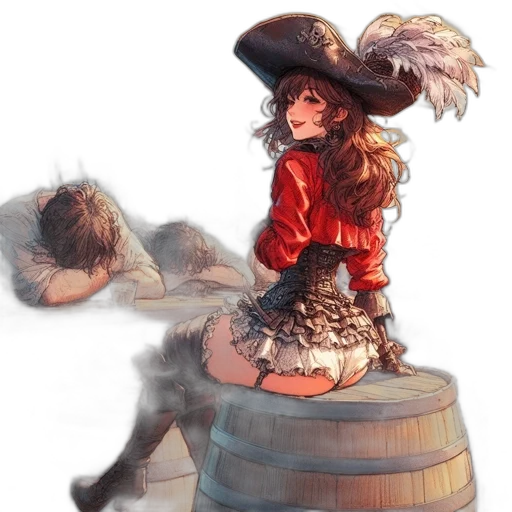 hat, crown, weapon, bottle transparent PNG cut-out