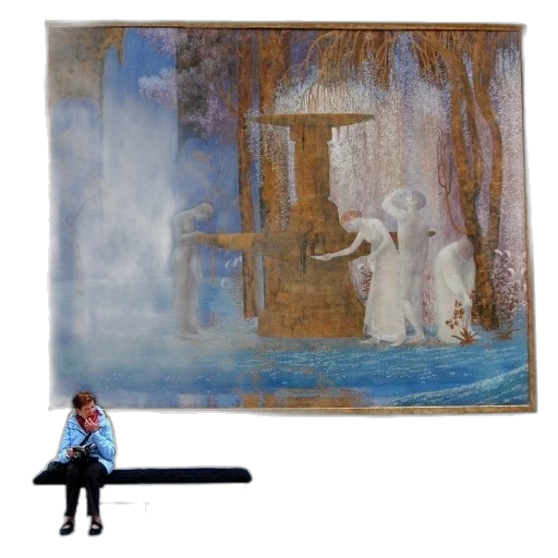 animal, creature, sword, oil painting transparent PNG cut-out