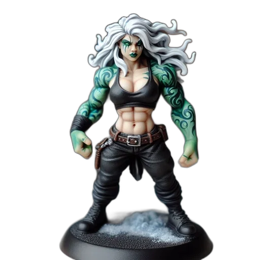 concept art, comic book art, fantasy art, 3d render transparent PNG cut-out