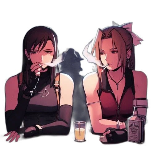 concept art, pixel art, cyberpunk, anime transparent PNG cut-out