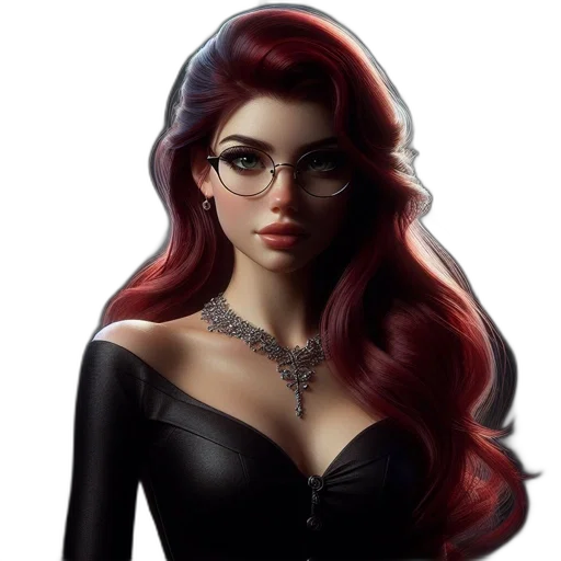 jewelry, dress, fantasy art, cartoon transparent PNG cut-out