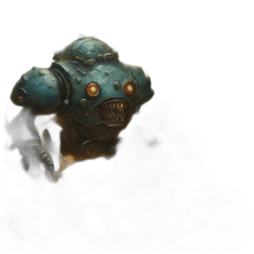 robot, weapon, mask, creature transparent PNG cut-out