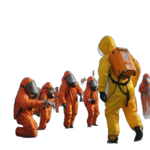 staff, jacket, mask, concept art transparent PNG cut-out