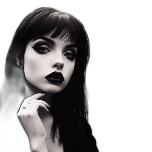 face, dress, photorealistic, fantasy art transparent PNG cut-out