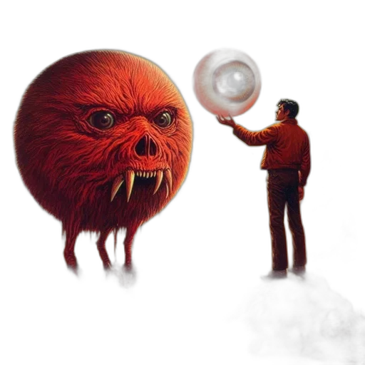 mask, creature, face, staff transparent PNG cut-out