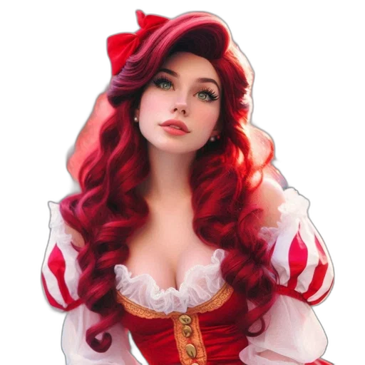 dress, crown, fantasy art, photorealistic transparent PNG cut-out