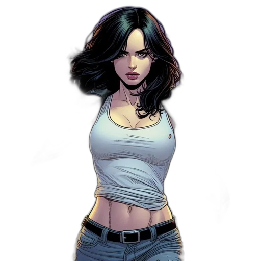comic book art, concept art, fantasy art, cartoon transparent PNG cut-out
