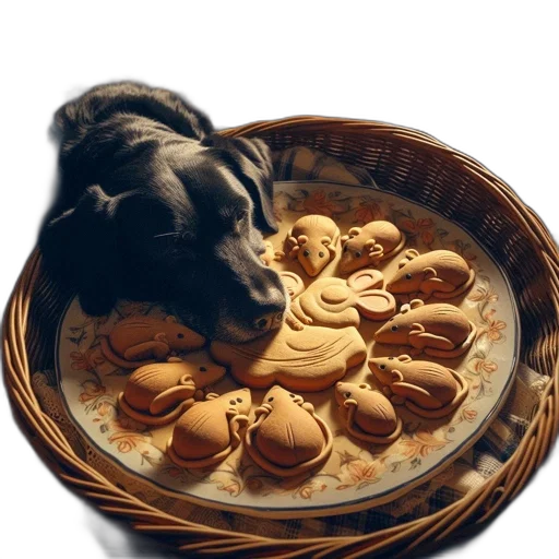 food, animal, photorealistic, 3d render transparent PNG cut-out