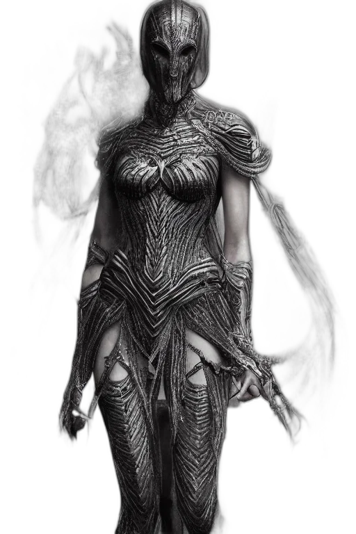 dress, dragon, fantasy art, concept art transparent PNG cut-out
