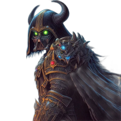 mask, face, staff, fantasy art transparent PNG cut-out