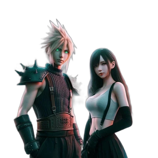 concept art, 3d render, fantasy art, pixel art transparent PNG cut-out