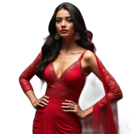 dress, jewelry, photorealistic, concept art transparent PNG cut-out