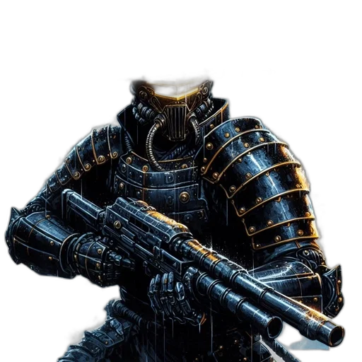 weapon, robot, sword, staff transparent PNG cut-out