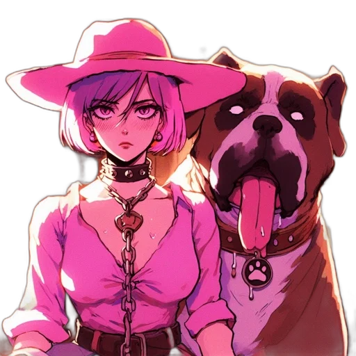 hat, animal, staff, creature transparent PNG cut-out