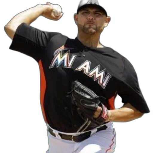 miami, marlins, pitcher, action transparent PNG cut-out
